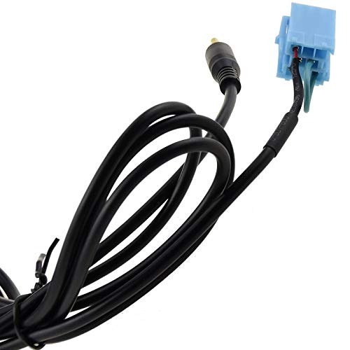 Cable AUX para Coche Smart 450 Fortwo Cabrio 2004-2007 Conector Mini ISO Jack Macho 3.5mm