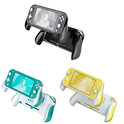 Caja de agarre compatible con la cubierta protectora de Switch Lite Anti resbalón con manijas ergonómicas amarillas