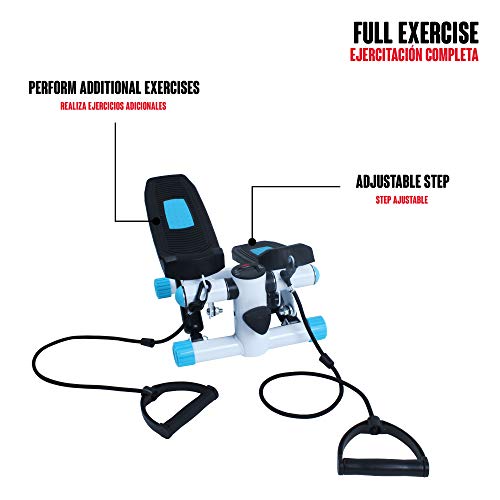 Calma Dragon Escaladora para Piernas, Stepper para Hacer Ejercicio de gluteos y Cardio, Máquina Elíptica, Escaleras de Ejercicio Step equipo de Fitness para el hogar