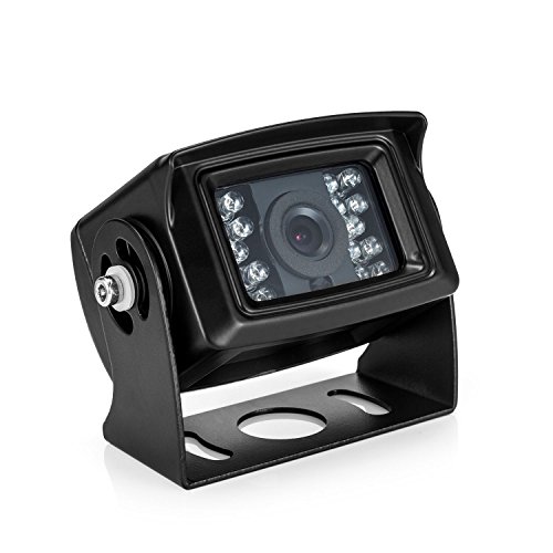 Cámara trasera y Kit de monitor para Coche, Alta Definición con Función de Visión Nocturna(18 IR LED), Cámara de visión trasera del coche impermeable Backup Cámara + Monitor TFT LCD 7 Pulgadas