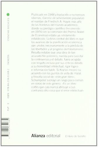 Camino de servidumbre (El libro de bolsillo - Ciencias sociales)