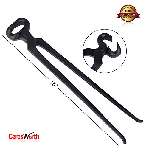 CaresWorth Horse Hoof Pin Cutter 15 "pinzas veterinarias Farrier herramienta extractor de alicates CE