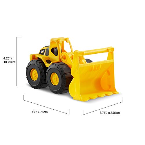 Caterpillar Mini Crew 3 Pack-Dump Truck, Wheel Loader, & Excavator Camiones Miniatura, Color Amarillo (Funrise International 82284)