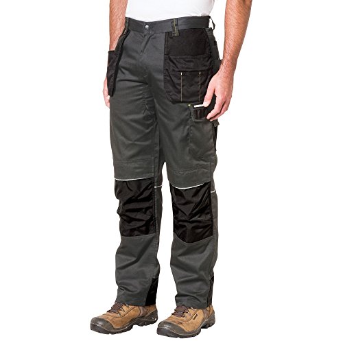 Caterpillar - Pantalón para Hombre, Color Negro Oscuro y Negro, 32 W/32 L