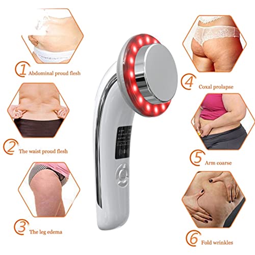 Cavitación Ultrasónica Máquina, 6 En 1 Máquina Adelgazante LED Ultrasonido Instrumento De Belleza EMS Cuerpo Adelgazamiento Masajeador Escultor De Cuerpo Por Perder Peso Reafirmante Adelgazar Masaje