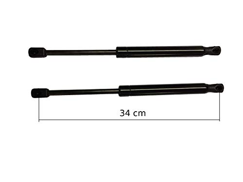 CD Pack 2 pistones para bisagra de canapé abatible. Sistema de fijación de Clip (Canapé de 150cm - Fuerza 1400N)