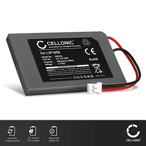 CELLONIC® Batería de Repuesto LIP1859,LIP1472 para Sony Playstation 3 SIXAXIS Controller (PS3 SIXAXIS CECHZC1E,CECHZC1H,CECHZC1J,CECHZC1U), 650mAh LIP1859,LIP1472, Accu de Larga duración