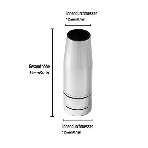 Changor Gas Boquilla Propina, Latón para Mb15 MB14 Latón Material Soldadura Antorcha Boquilla