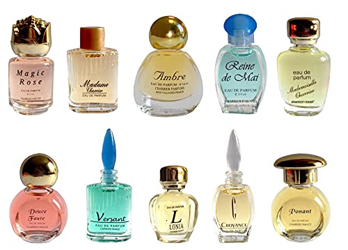 Charrier Parfums Caja Luxe Top Ten De 10 Eau De Parfum En Miniaturas Color Rojo 53 Ml