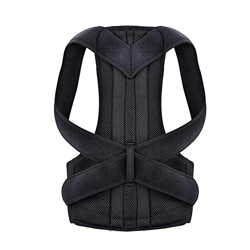 Cinturón de Apoyo para la Espalda Relajante Atrás Ajustable Corrector de Postura Prueba Back HORMO Soporte CINTURÓN Correa ORTHOPEDICA Postura Hombres Mujer Mujeres Black Corsets