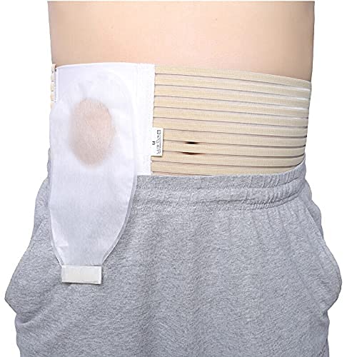 Cinturón De Colostomía De Ostomía, Uso De Soporte De Cintura En El Estoma Abdominal Para Arreglar La Bolsa Y Prevenir La Hernia Paraestomal.