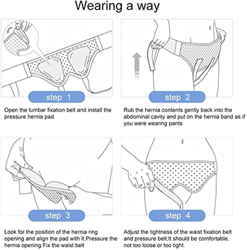 Cinturón De Hernia Inguinal Para Hombre, Cinturón De Hernia Inguinal, Vendaje Elástico Para Hernia Inguinal De Tipo Médico, Braguero De Soporte De Correa Para La Ingle M