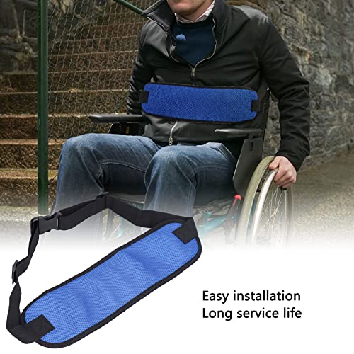 Cinturón para Silla de Ruedas, Mejor Protección Cinturón de Seguridad para Silla de Ruedas de Alta Durabilidad Tamaño Ajustable Textura Cómoda Fácil Instalación para Exteriores para el Hogar