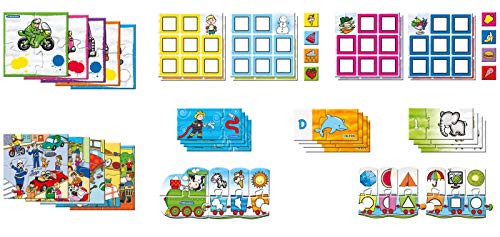 Clementoni-65600 - 8 juegos en 1 - juego educativo a partir de 3 años