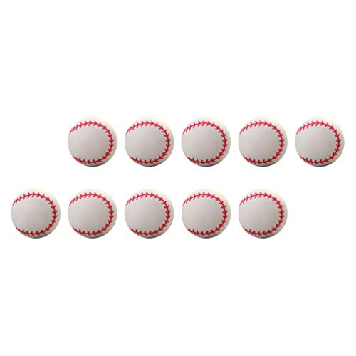 CLISPEED Pelotas de Béisbol Inflables 20 Piezas de Goma de Béisbol Bola Hinchable Relleno de Bolsas de Fiesta para Lanzar Atrapar Bateo Juegos de Interior Al Aire Libre Parque de Playa