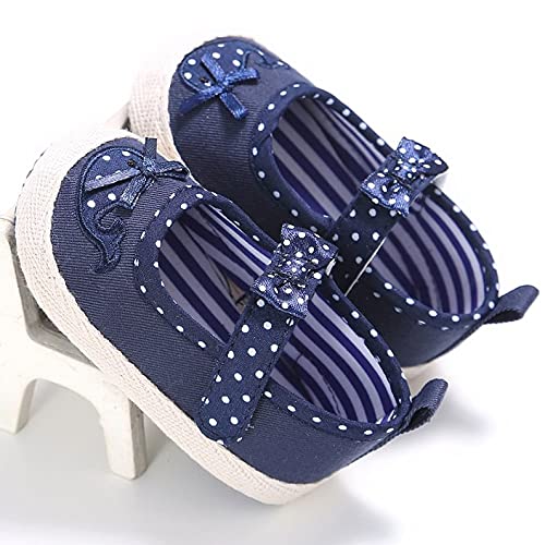 CloverGorge 0-12 Meses Andador para bebé, Zapatos Bonitos para bebé, Zapatos cómodos de Suela Suave para niñas, Zapatos de Princesa para Primer Andador, Zapatos Antideslizantes para niños pequeños