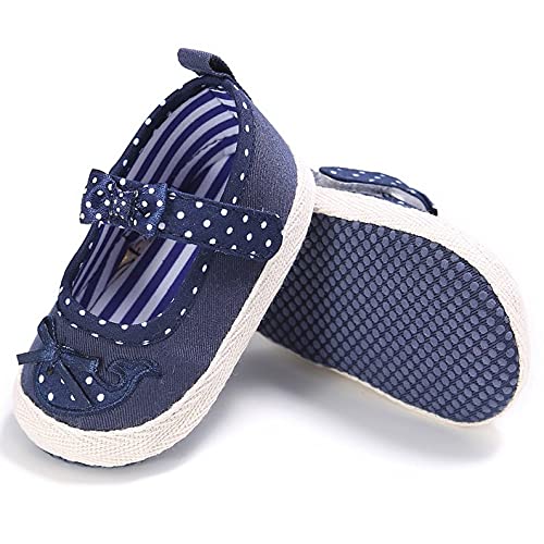 CloverGorge 0-12 Meses Andador para bebé, Zapatos Bonitos para bebé, Zapatos cómodos de Suela Suave para niñas, Zapatos de Princesa para Primer Andador, Zapatos Antideslizantes para niños pequeños