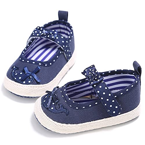 CloverGorge 0-12 Meses Andador para bebé, Zapatos Bonitos para bebé, Zapatos cómodos de Suela Suave para niñas, Zapatos de Princesa para Primer Andador, Zapatos Antideslizantes para niños pequeños