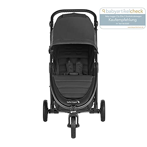 Cochecito Todoterreno City Mini® GT2 de 3 ruedas Jet de Baby Jogger, desde nacimiento a 22kg. Color negro