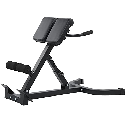 Cocoarm Equipo De Gimnasia, Silla De Entrenamiento Plegable Banco De Hiperextensión Multifuncional Ajustable 8 Ajuste De para Gimnasio