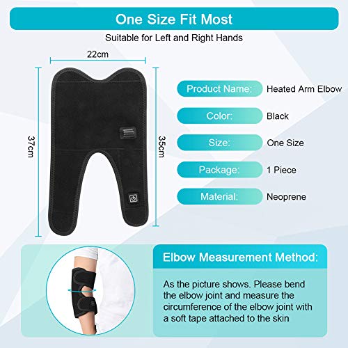 Codera Tendinitis, Terapia de Calor para Codo, Codera Calor para Dolor Codo Alivio del Dolor para Lesiones de Codo, Esguince, Tendinitis, Artritis