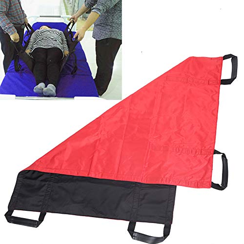 Cojín de cama con asas, Almohadilla protectora de ropa de cama, Almohadilla protectora reutilizable impermeable, Manta de transferencia, para levantamiento de cuerpo/cuidador en