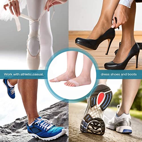 Cojines de bola de los pies Almohadillas metatarsianas Pies Corredores transpirables reutilizables Tacones altos Bailarines Dolor en el antepié Callus 8PCS