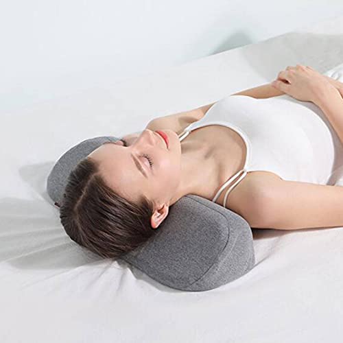 Colcolo Almohada Cervical de Espuma Viscoelástica para El Estrés de Quienes Duermen Estomacal Ortopédicos - Gris, Individual