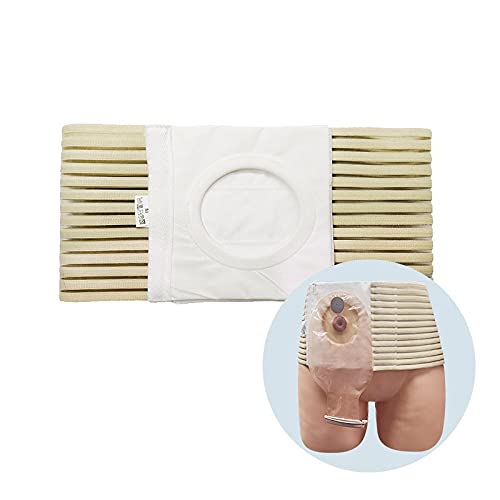 Colostomía Cinta abdominal Incontinencia Productos Bolsas de drenaje Kit de colonoscopia Tamaño S-XL Cinturones elásticos para el estoma Bolsas fijas de ostomía ASISTENCIA AGUJERO DIA 8CM ELASTENTPLET