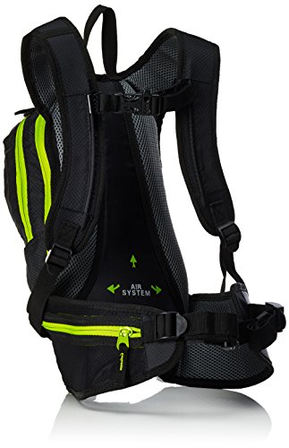 COLUMBUS Lake 4 Mochila de hidratación, Unisex Adulto, Negro/Verde Fluorescente, Talla Única