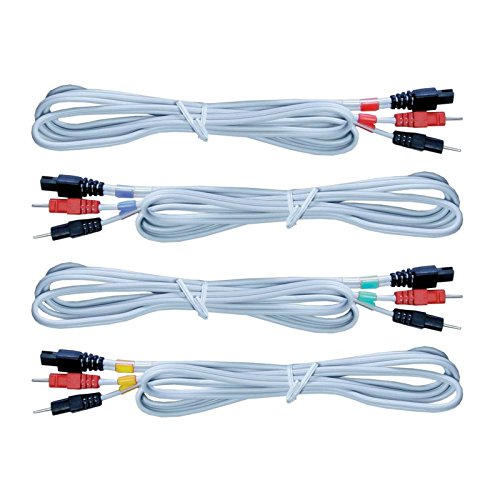 Compex Set de 4 Cables Gris 6P/ Wire