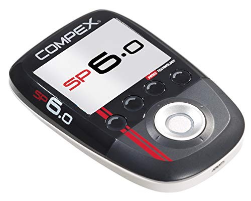 Compex SP 6.0. Electroestimulador, Negro, 23 Cm + Motor Point Lápiz De Punto Motor, Plateado, Standard