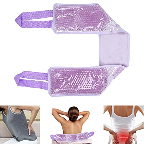 Compresas Frías Y Calientes para el Cuello, Dolores de Cabeza Y Migrañas Compresas Frías Compresas Frías Y Calientes Gel Almohadilla de Enfriamiento de la Mandíbula para la Hinchazón(Violett)