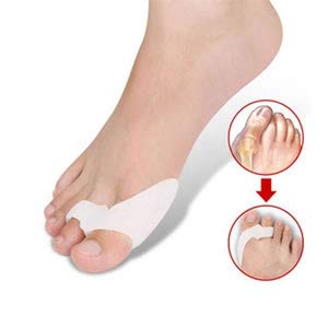 Corrector de juanetes y kit de mangas protectoras de alivio ajustable Hallux Valgus, dedo martillo, separadores de dedos de las articulaciones de los dedos de los pies 8 piezas