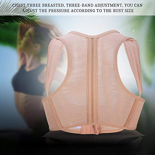 Corrector de postura para mujer, sistema push-up ajustable para mantener la espalda recta, endereza el pecho y la cintura, adecuado para todos, talla XL