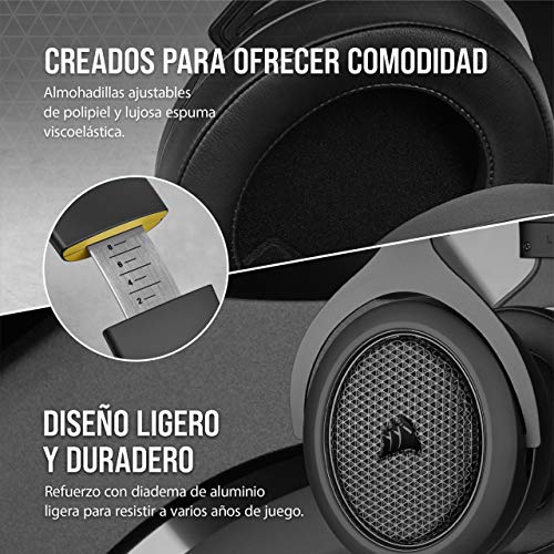 Corsair HS70 Bluetooth Auriculares Diadema Negro Conector de 3,5 mm USB Tipo C