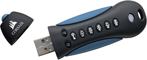 Corsair Padlock 3 16GB Unidad Flash USB USB Tipo A 3.0 (3.1 Gen 1) Negro, Azul - Memoria USB (16 GB, USB Tipo A, 3.0 (3.1 Gen 1), Tapa, 150 g, Negro, Azul)