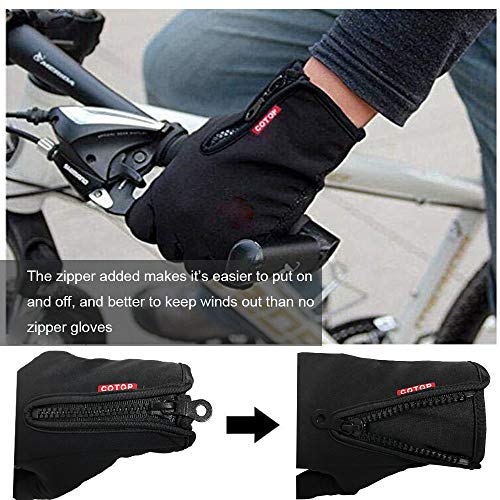 COTOP Guantes de ciclismo, guantes de pantalla táctil a prueba de viento al aire libre para ciclismo caza escalada jardinería camping y otros deportes al aire libre