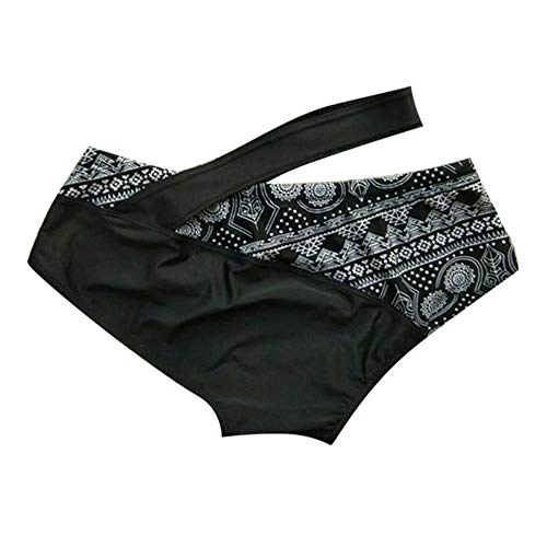 Cotress Mejores Ventas de Cintura Baja Tight Cool Triangle Swim Trunks de los Hombres Moda de Secado rápido Sexy Cross-Strap Swim Pants Alto Tejido elástico Cómodo Respirable Swim Trunks