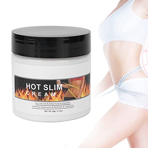 Crema Anticelulítica Crema Adelgazante Caliente 60g, Masajeador Anticelulítico Y Crema Reafirmante De La Piel Crema Reafirmante De La Piel Activada Por Calor Para El Cuerpo, Suero Remodelador Profesio