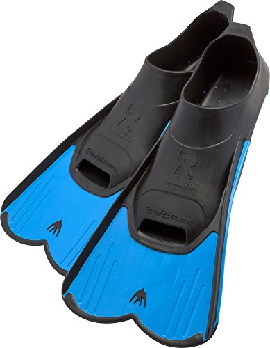 Cressi DP182041 Aletas de natación, Unisex-Youth, Azul, 41/42