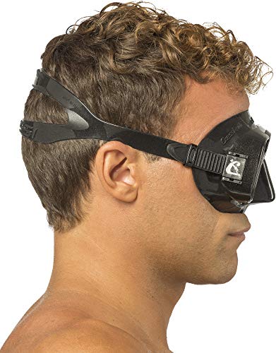 Cressi Tauchmaske Superocchio Gafas de Buceo, Unisex, Negro, Talla Única