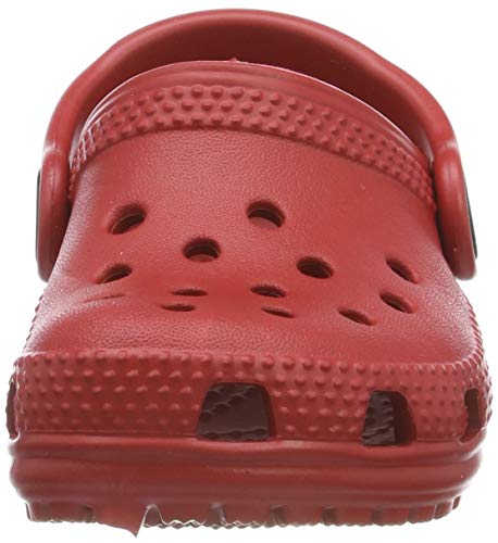 Crocs Classic Clog K Unisex Niños Zuecos, Rojo (Pepper), 27/28 EU