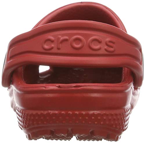 Crocs Classic Clog K Unisex Niños Zuecos, Rojo (Pepper), 27/28 EU