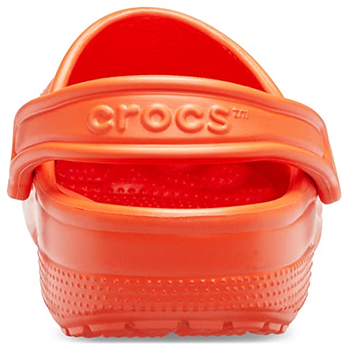 Crocs Classic Clog Unisex Adulta Zuecos, Naranja (Tangerine), 43/44 EU