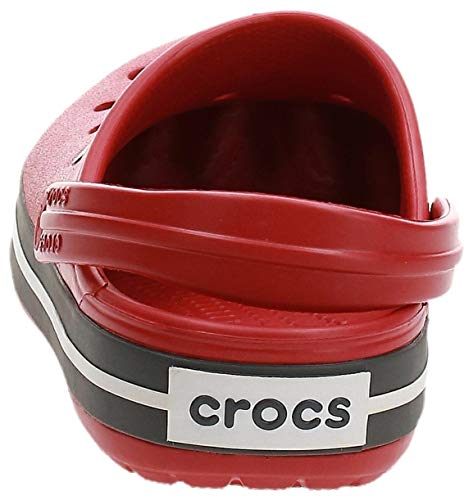 Crocs Crocband Unisex Adulta Zuecos, Rojo Pepper, 43/44 EU