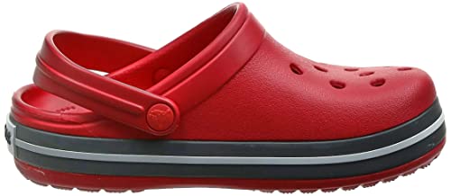 Crocs Crocband Unisex Adulta Zuecos, Rojo (Pepper), 45/46 EU