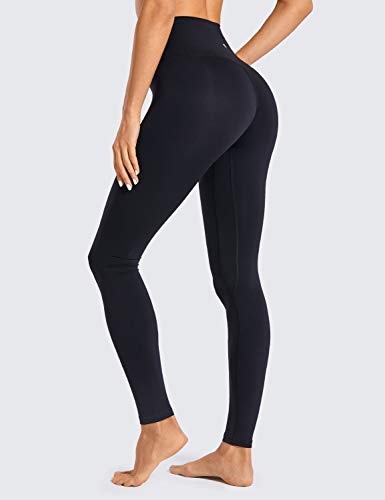 CRZ YOGA Mujer Deportivos Leggings Mallas Fitness Pantalones de Cintura Alta -71cm Negro 38