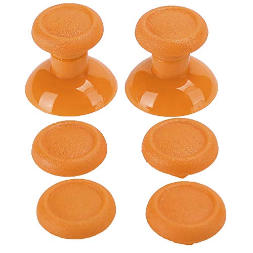 Cubierta de Joystick Duradera de 6 Piezas, 4 Colores Diferentes, Cubierta de Joystick para máquina de Juego, Caja de Joystick, Cubierta de Joystick para máquina de Juego(Orange)