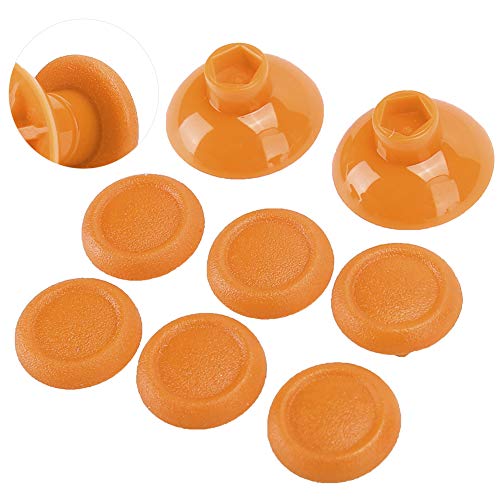 Cubierta de Joystick Duradera de 6 Piezas, 4 Colores Diferentes, Cubierta de Joystick para máquina de Juego, Caja de Joystick, Cubierta de Joystick para máquina de Juego(Orange)